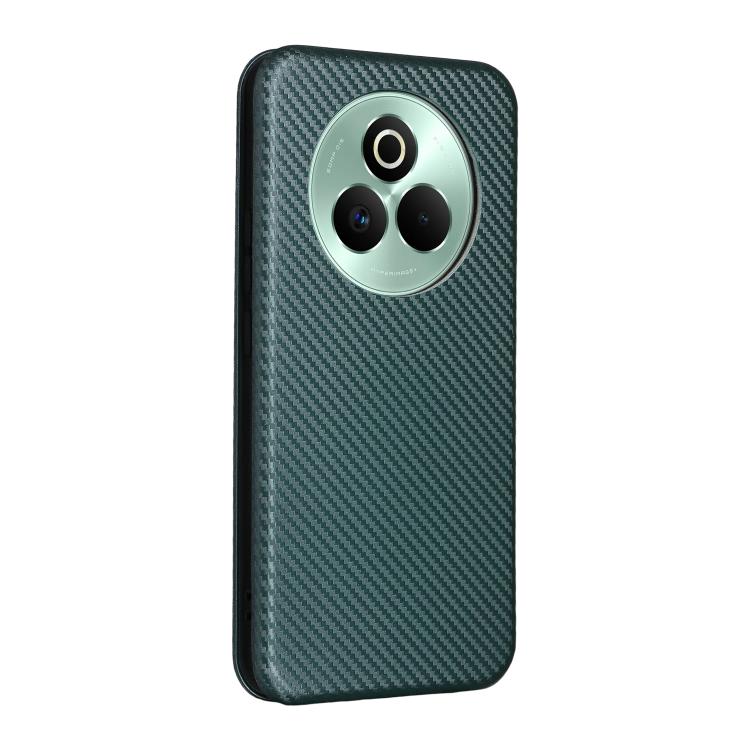 For Realme P3 Pro 5G Carbon Fiber Texture Flip Leather Phone Case
