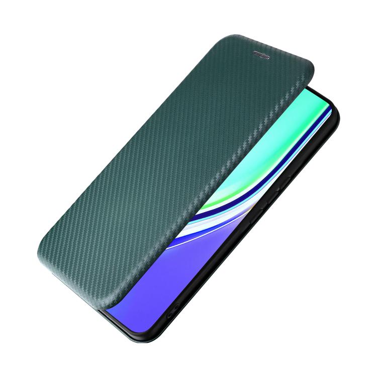 For Realme P3 Pro 5G Carbon Fiber Texture Flip Leather Phone Case