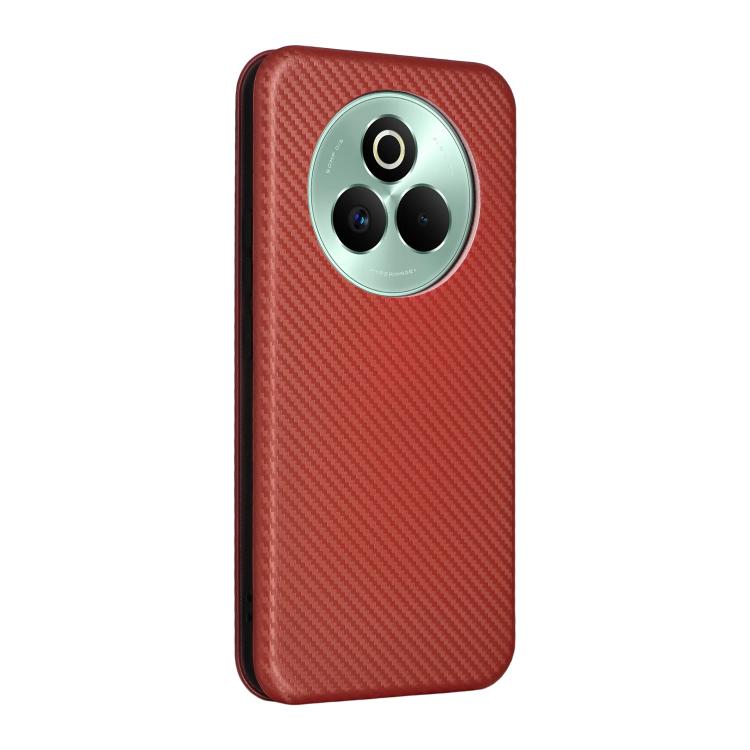 For Realme P3 Pro 5G Carbon Fiber Texture Flip Leather Phone Case