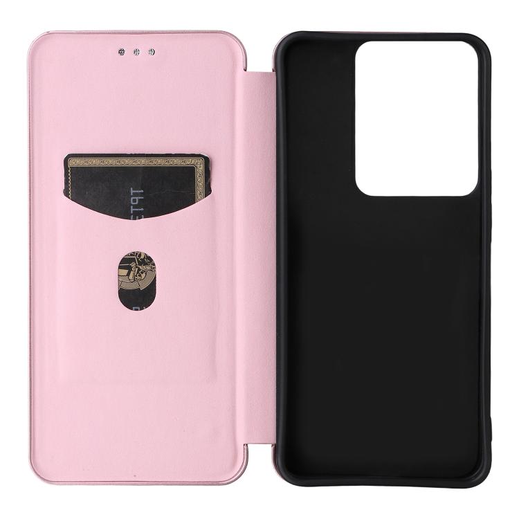 For Realme 14 5G Global Carbon Fiber Texture Flip Leather Phone Case