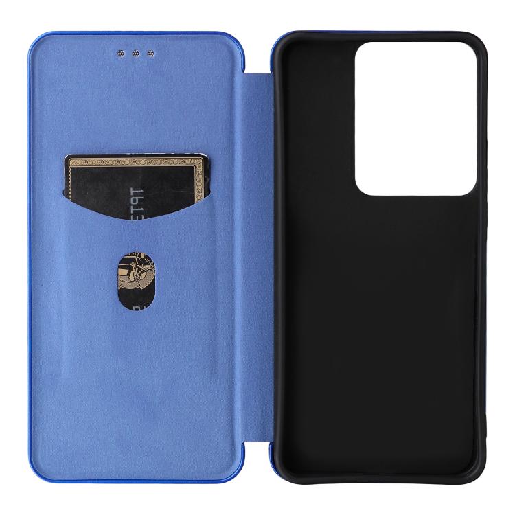 For Realme 14 5G Global Carbon Fiber Texture Flip Leather Phone Case