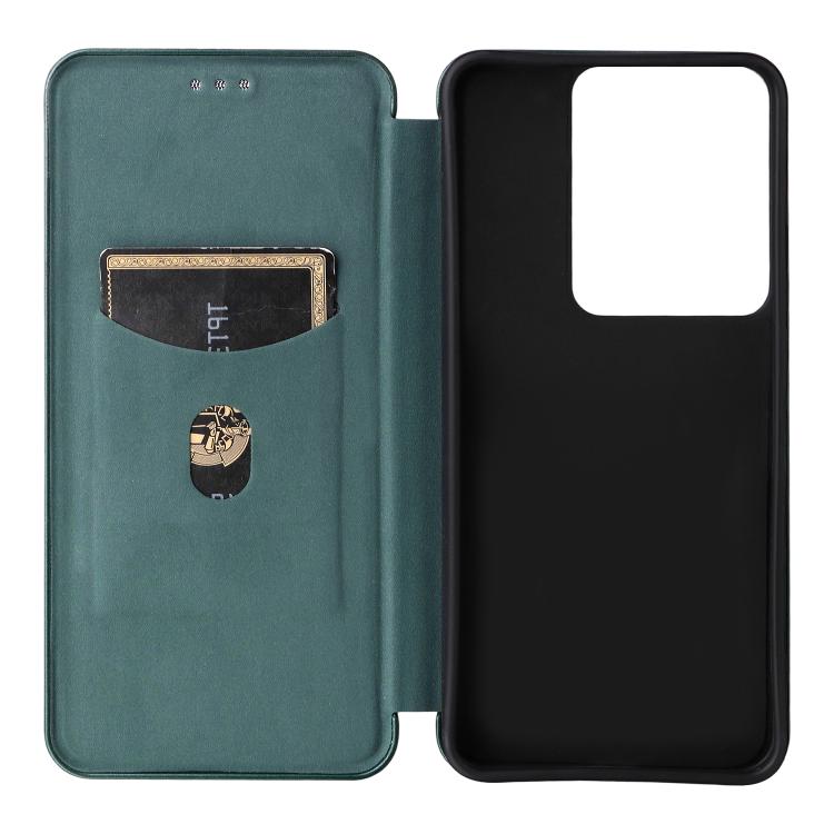 For Realme 14 5G Global Carbon Fiber Texture Flip Leather Phone Case