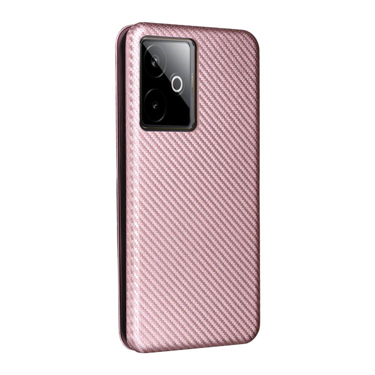 For Realme Neo7x 5G Carbon Fiber Texture Flip Leather Phone Case
