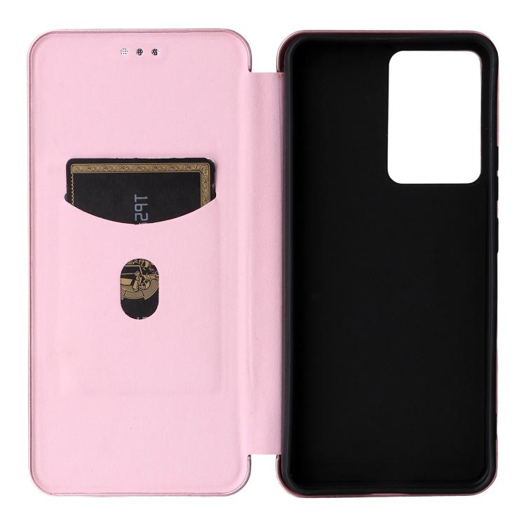 For Realme Neo7x 5G Carbon Fiber Texture Flip Leather Phone Case