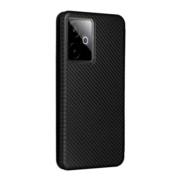 For Realme Neo7x 5G Carbon Fiber Texture Flip Leather Phone Case