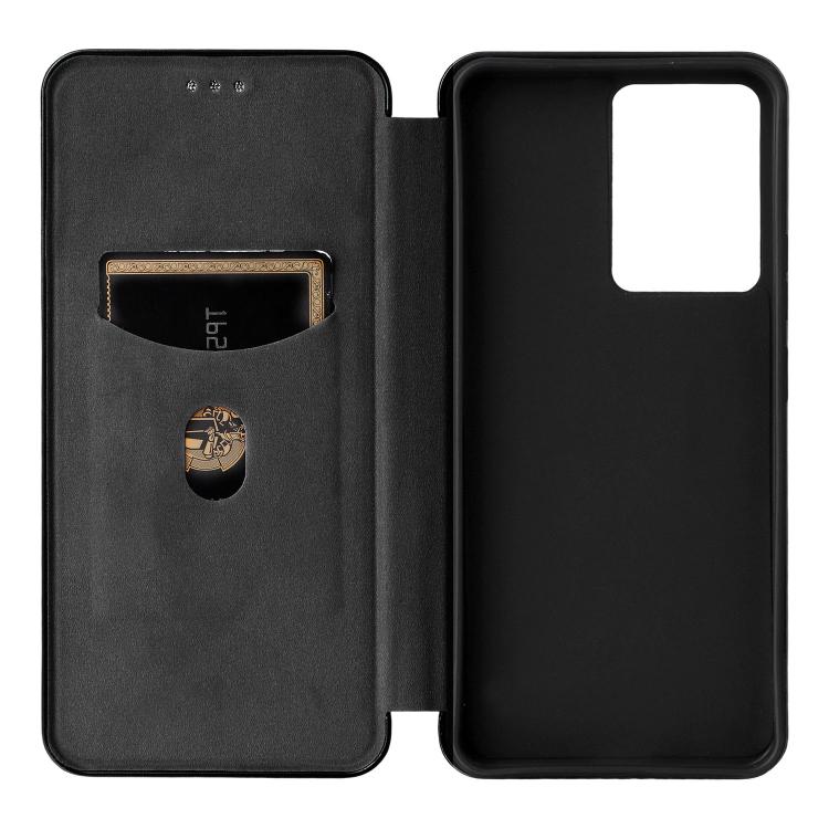 For Realme Neo7x 5G Carbon Fiber Texture Flip Leather Phone Case