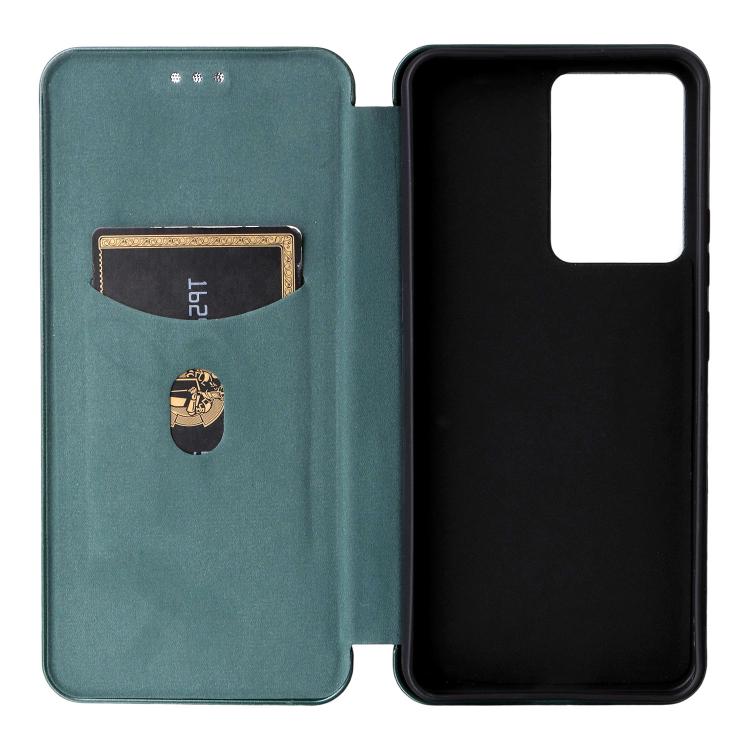 For Realme Neo7x 5G Carbon Fiber Texture Flip Leather Phone Case