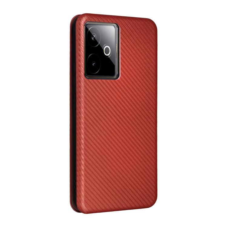 For Realme Neo7x 5G Carbon Fiber Texture Flip Leather Phone Case