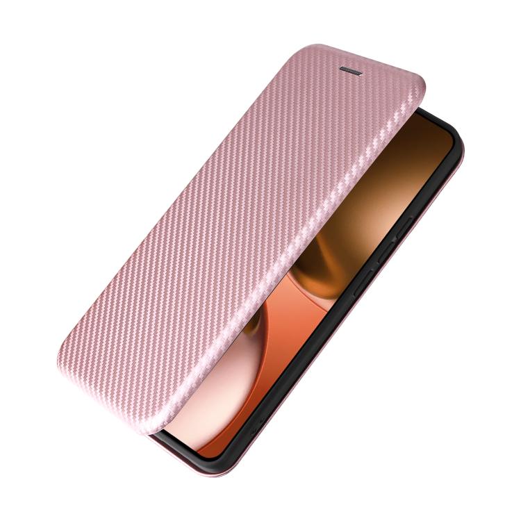 For Realme GT 7 Global Carbon Fiber Texture Flip Leather Phone Case