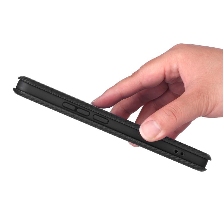 For Realme GT 7 Global Carbon Fiber Texture Flip Leather Phone Case