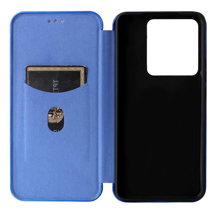 For Realme GT 7 Global Carbon Fiber Texture Flip Leather Phone Case