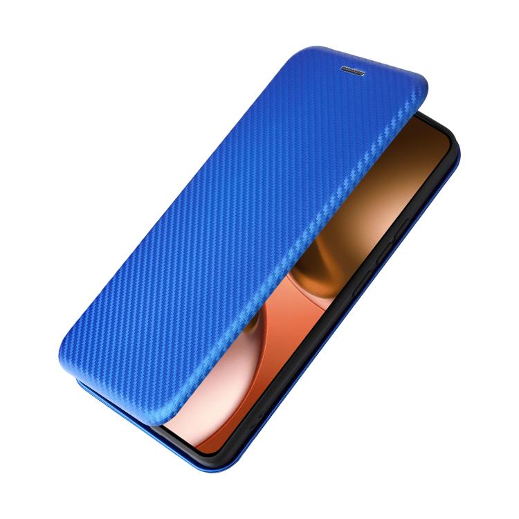 For Realme GT 7 Global Carbon Fiber Texture Flip Leather Phone Case