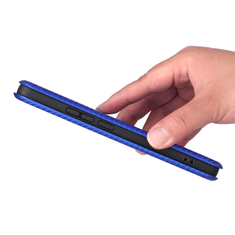 For Realme GT 7 Global Carbon Fiber Texture Flip Leather Phone Case