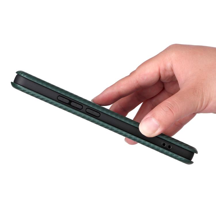 For Realme GT 7 Global Carbon Fiber Texture Flip Leather Phone Case