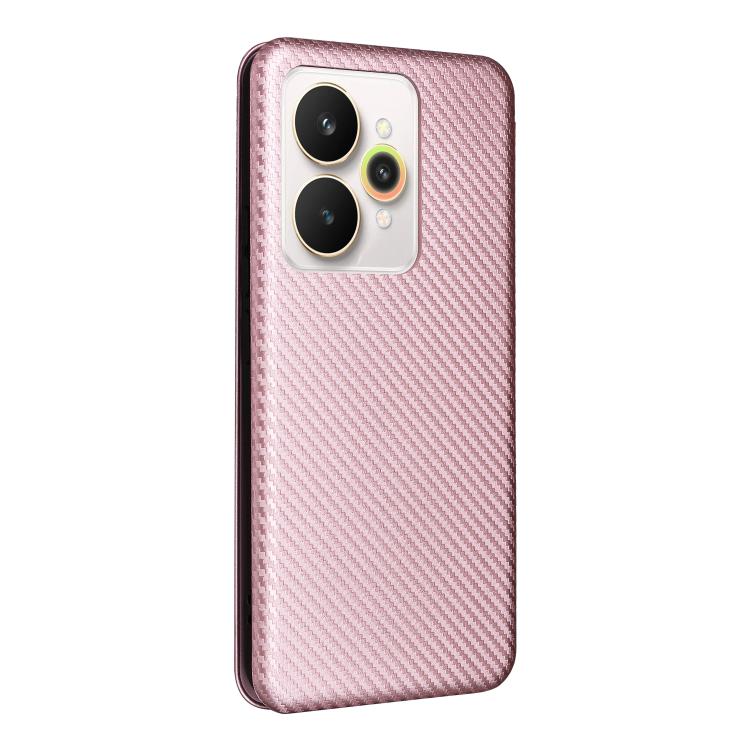 For Realme 15 5G / Realme 15 Pro 5G Carbon Fiber Texture Flip Leather Phone Case