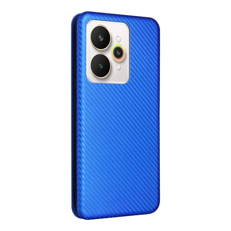 For Realme 15 5G / Realme 15 Pro 5G Carbon Fiber Texture Flip Leather Phone Case