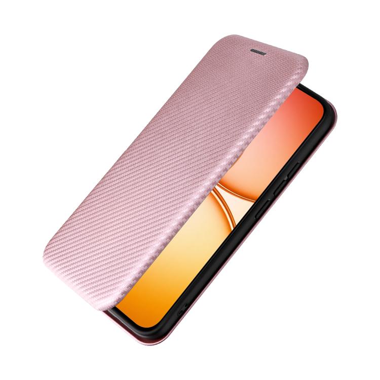 For Realme 15T 5G Carbon Fiber Texture Flip Leather Phone Case