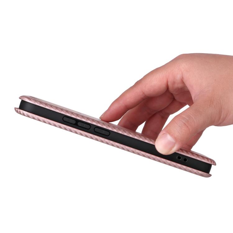 For Realme 15T 5G Carbon Fiber Texture Flip Leather Phone Case
