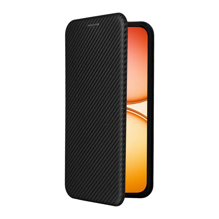 For Realme 15T 5G Carbon Fiber Texture Flip Leather Phone Case
