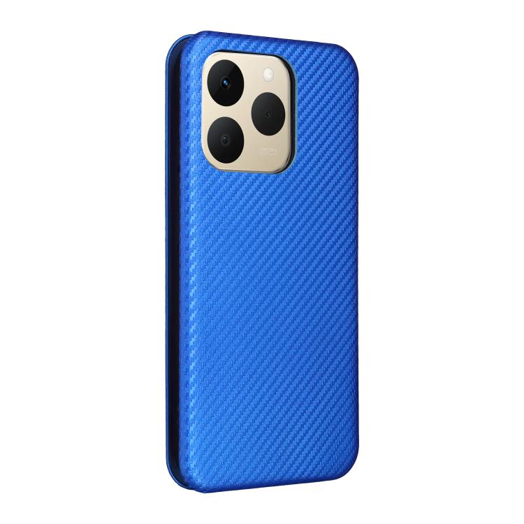 For Realme 15T 5G Carbon Fiber Texture Flip Leather Phone Case