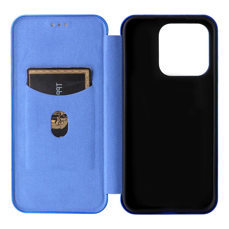 For Realme 15T 5G Carbon Fiber Texture Flip Leather Phone Case