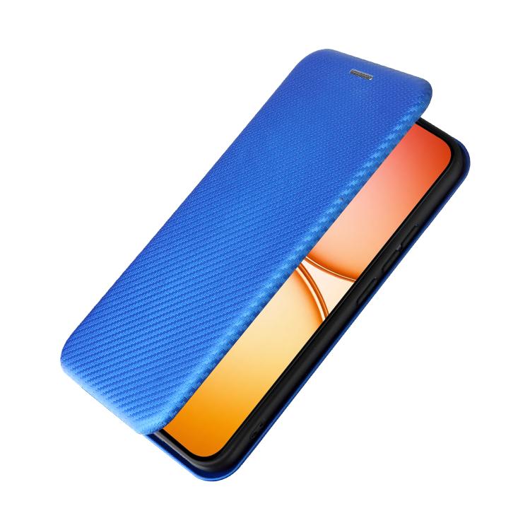 For Realme 15T 5G Carbon Fiber Texture Flip Leather Phone Case