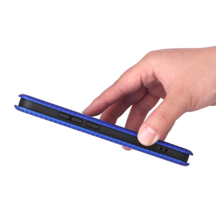 For Realme 15T 5G Carbon Fiber Texture Flip Leather Phone Case