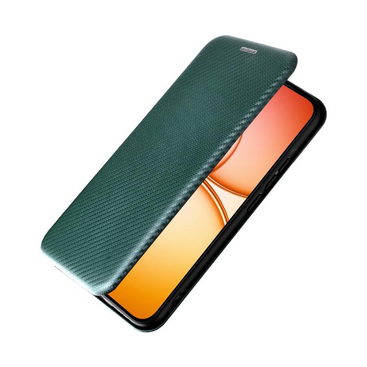 For Realme 15T 5G Carbon Fiber Texture Flip Leather Phone Case