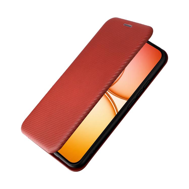 For Realme 15T 5G Carbon Fiber Texture Flip Leather Phone Case