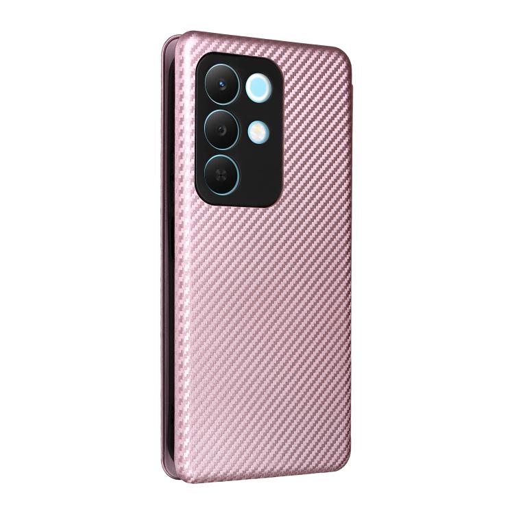 For Realme 15x 5G India / C85 5G Carbon Fiber Texture Flip Leather Phone Case