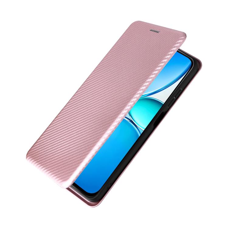 For Realme 15x 5G India / C85 5G Carbon Fiber Texture Flip Leather Phone Case