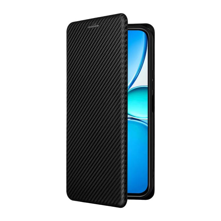 For Realme 15x 5G India / C85 5G Carbon Fiber Texture Flip Leather Phone Case