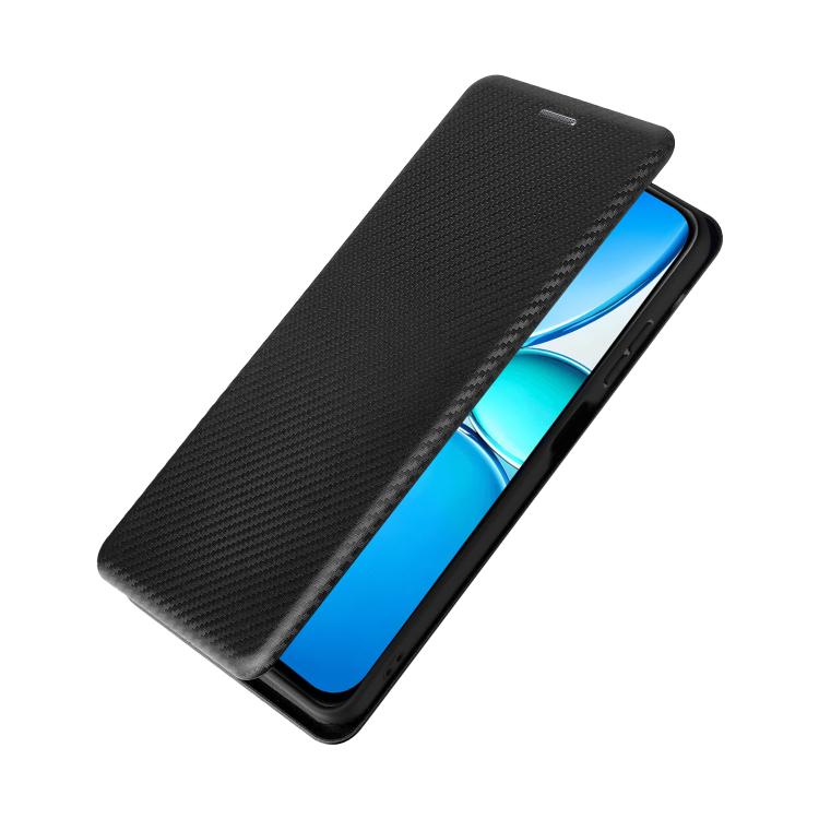 For Realme 15x 5G India / C85 5G Carbon Fiber Texture Flip Leather Phone Case