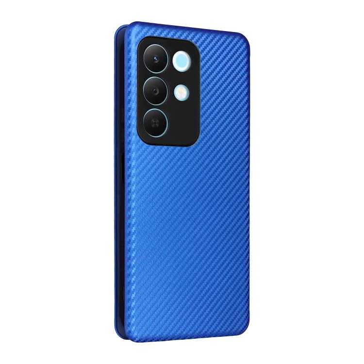 For Realme 15x 5G India / C85 5G Carbon Fiber Texture Flip Leather Phone Case