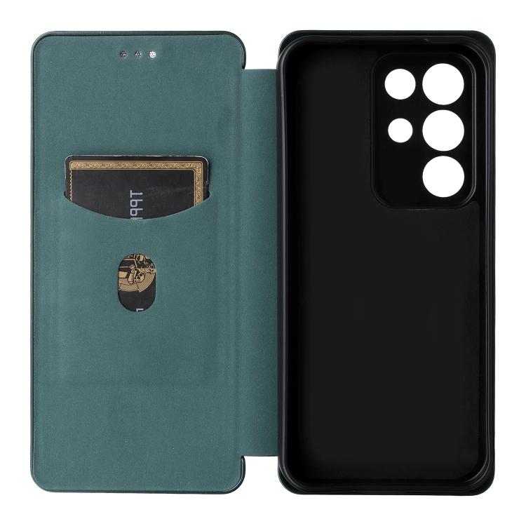 For Realme 15x 5G India / C85 5G Carbon Fiber Texture Flip Leather Phone Case