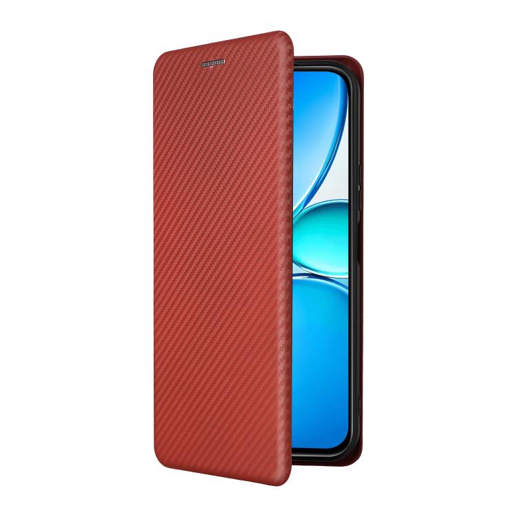 For Realme 15x 5G India / C85 5G Carbon Fiber Texture Flip Leather Phone Case