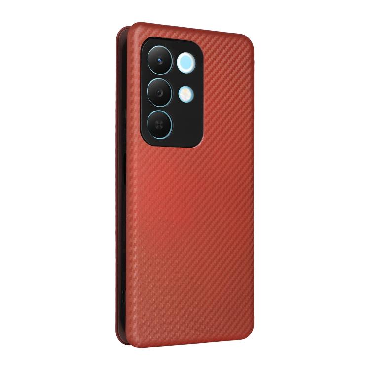 For Realme 15x 5G India / C85 5G Carbon Fiber Texture Flip Leather Phone Case