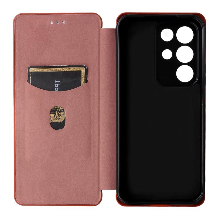 For Realme 15x 5G India / C85 5G Carbon Fiber Texture Flip Leather Phone Case