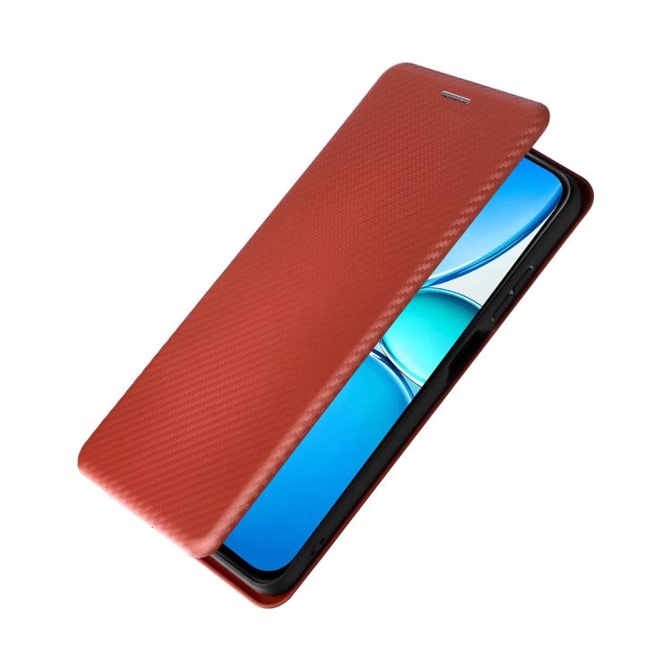 For Realme 15x 5G India / C85 5G Carbon Fiber Texture Flip Leather Phone Case