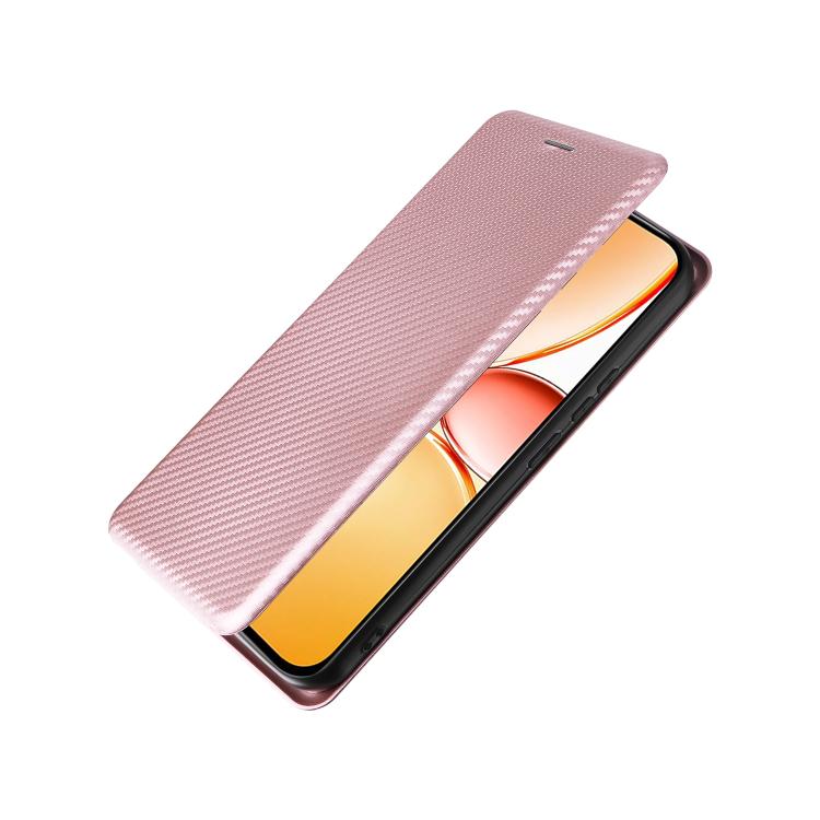 For Realme C85 Pro 4G Carbon Fiber Texture Flip Leather Phone Case