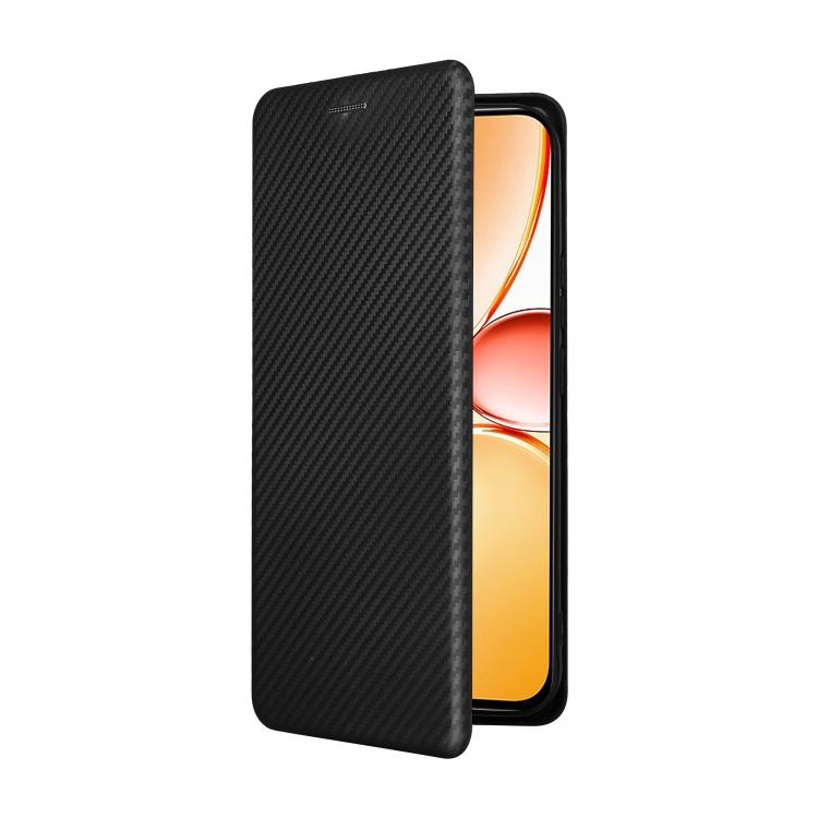 For Realme C85 Pro 4G Carbon Fiber Texture Flip Leather Phone Case