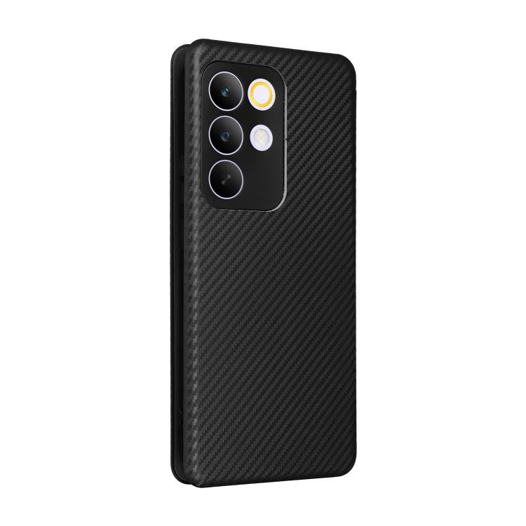 For Realme C85 Pro 4G Carbon Fiber Texture Flip Leather Phone Case