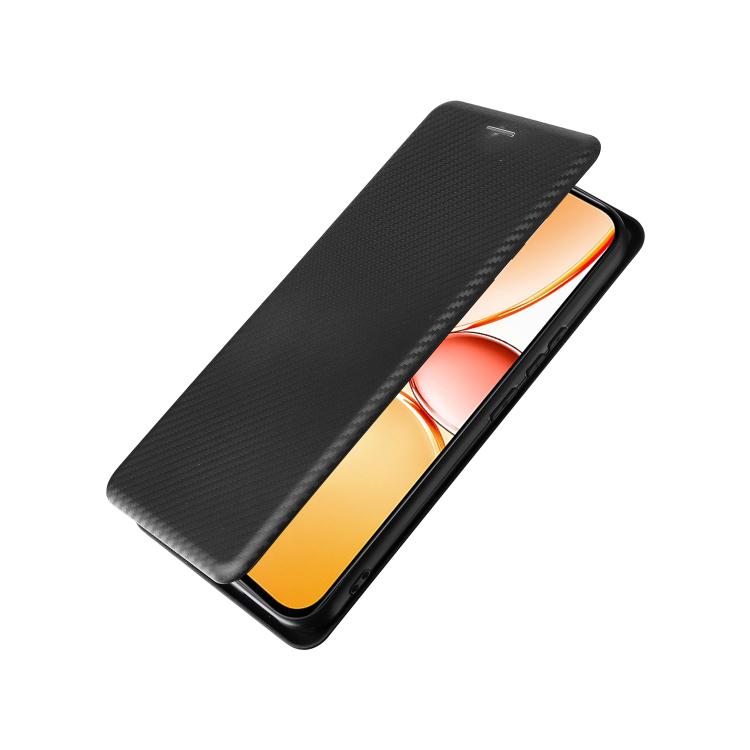 For Realme C85 Pro 4G Carbon Fiber Texture Flip Leather Phone Case