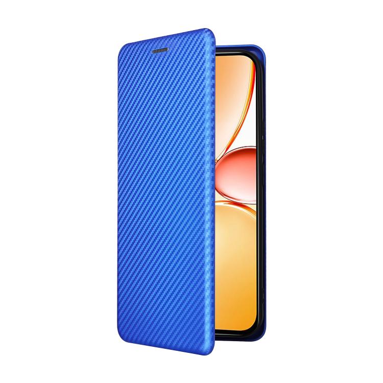 For Realme C85 Pro 4G Carbon Fiber Texture Flip Leather Phone Case