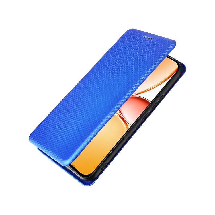 For Realme C85 Pro 4G Carbon Fiber Texture Flip Leather Phone Case