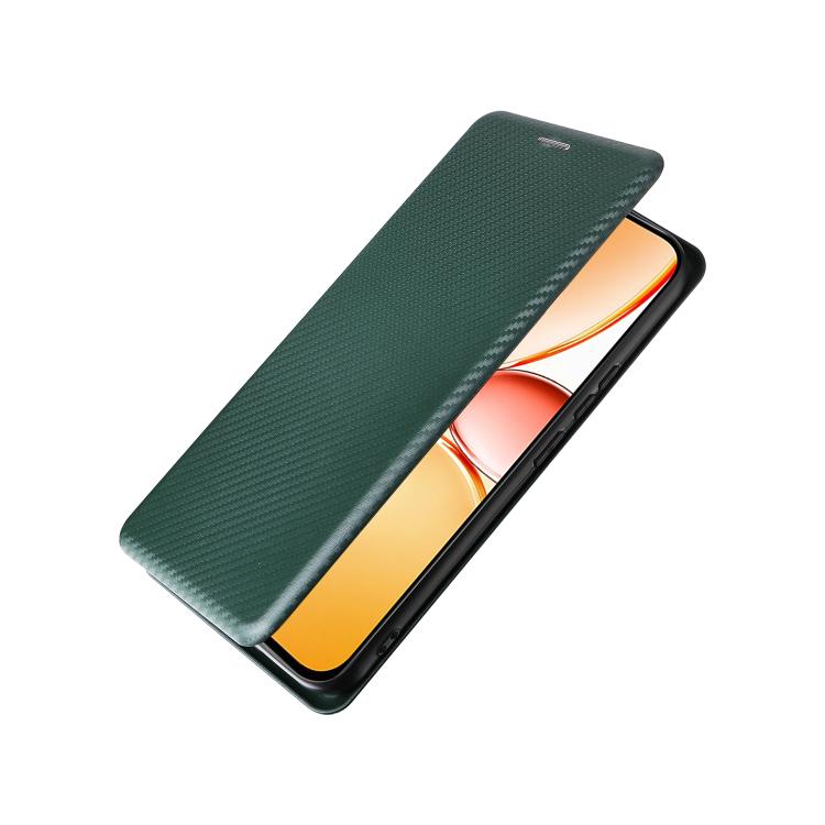 For Realme C85 Pro 4G Carbon Fiber Texture Flip Leather Phone Case