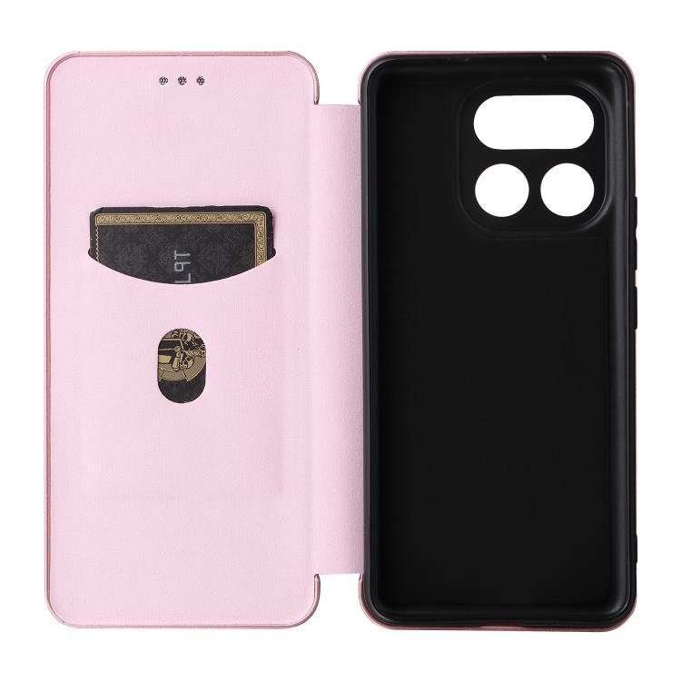 For Realme 16 Pro+ 5G Carbon Fiber Texture Flip Leather Phone Case