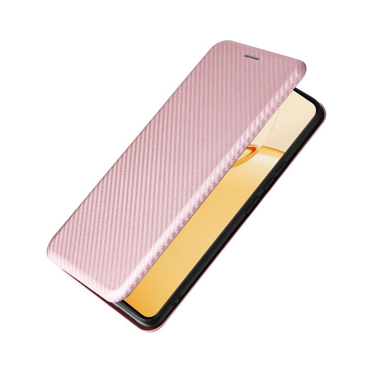 For Realme 16 Pro+ 5G Carbon Fiber Texture Flip Leather Phone Case
