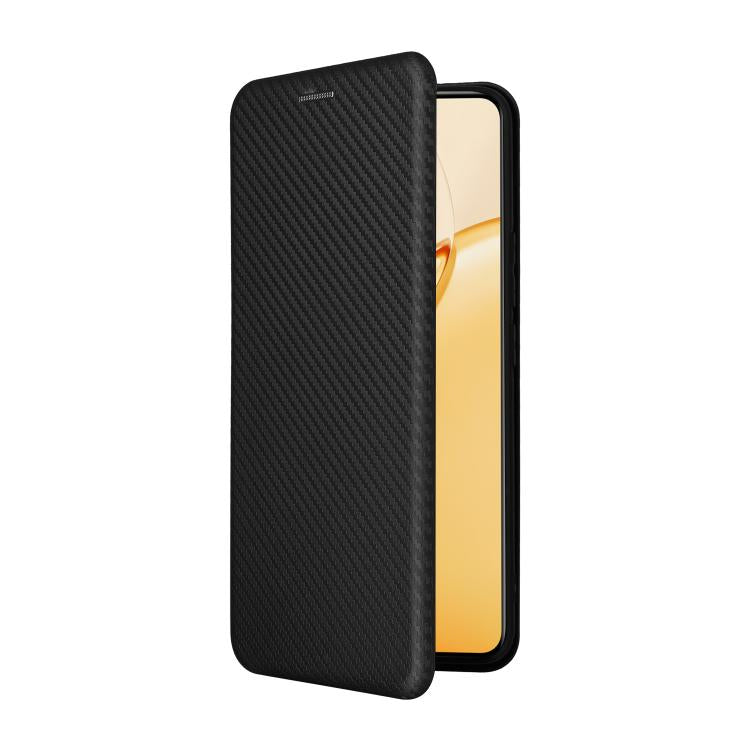 For Realme 16 Pro+ 5G Carbon Fiber Texture Flip Leather Phone Case