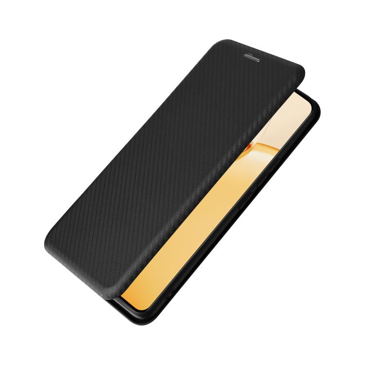 For Realme 16 Pro+ 5G Carbon Fiber Texture Flip Leather Phone Case